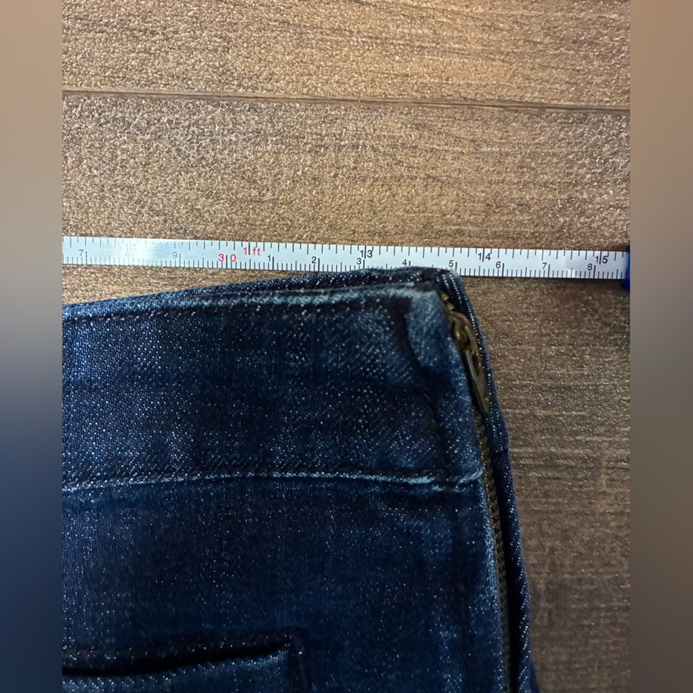 Talbots Denim Button Front A-Line Skirt - Picture 7 of 15
